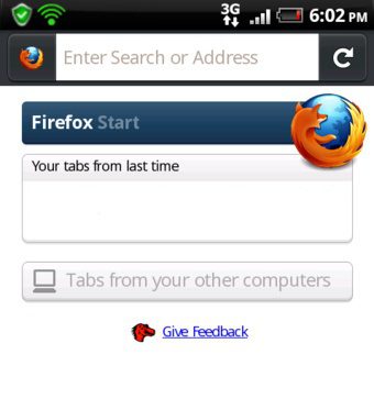 Firefox Mobile beta 4