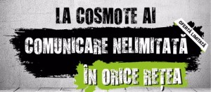 Abonament cu minute nelimitate la Cosmote !