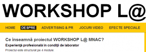 Workshop de grafica 3D si Gamedesign @MNAC !