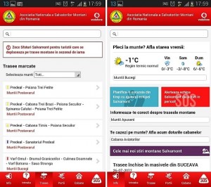 Aplicatie mobila Salvamont pentru iubitorii de munte !