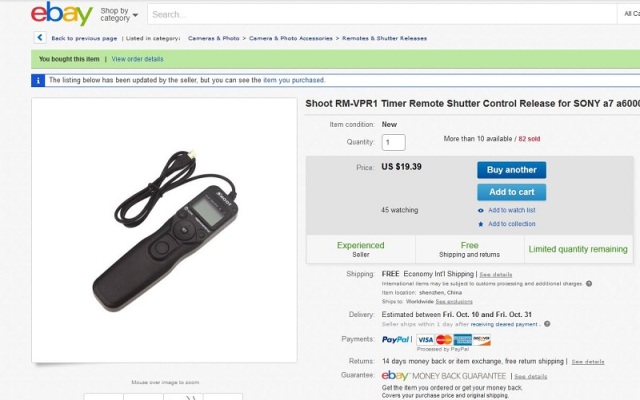 Comanda eBay