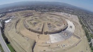 Noul sediu Apple în construcție filmat cu o dronă!
