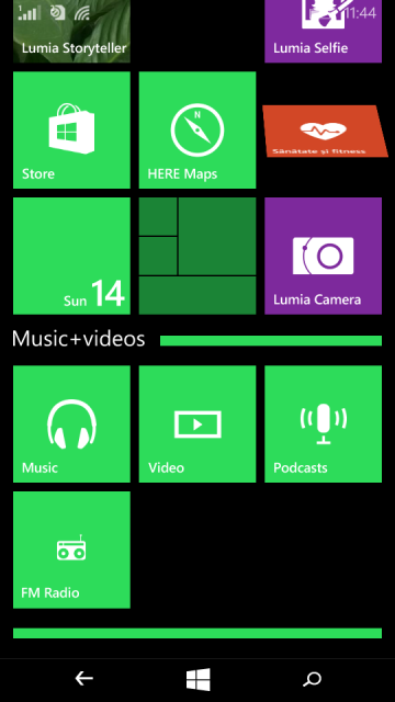 Lumia 535 - Foldere