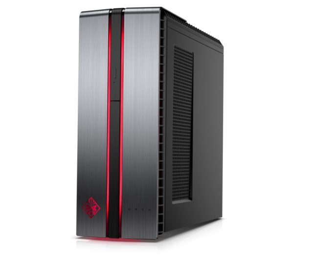 OMEN by HP Desktop PC with Dragon Red LED_Left Facing