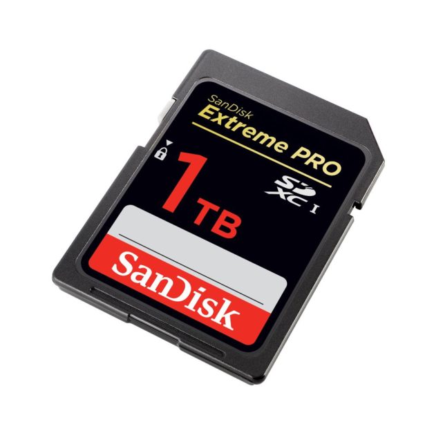 SanDisk a prezentat un prototip de card SD de 1 TB