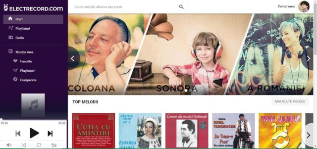 Arhiva de muzică românească online pe web și mobile app – Electrecord