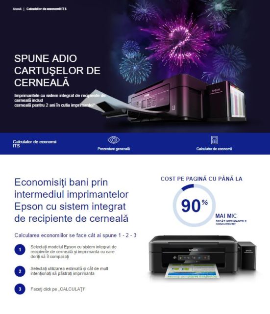 Epson te ajută să reduci costurile de printare