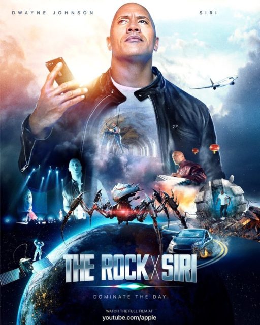 Noua reclamă la Siri cu The Rock în prim plan