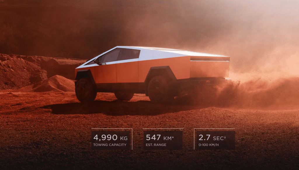 Tesla Cybertruck într-o nouă reclamă Cybertruck