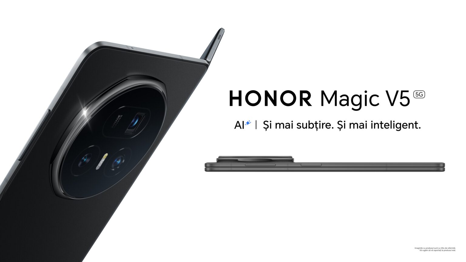 HONOR Magic V5 – cel mai subțire smartphone pliabil din lume acum în România!