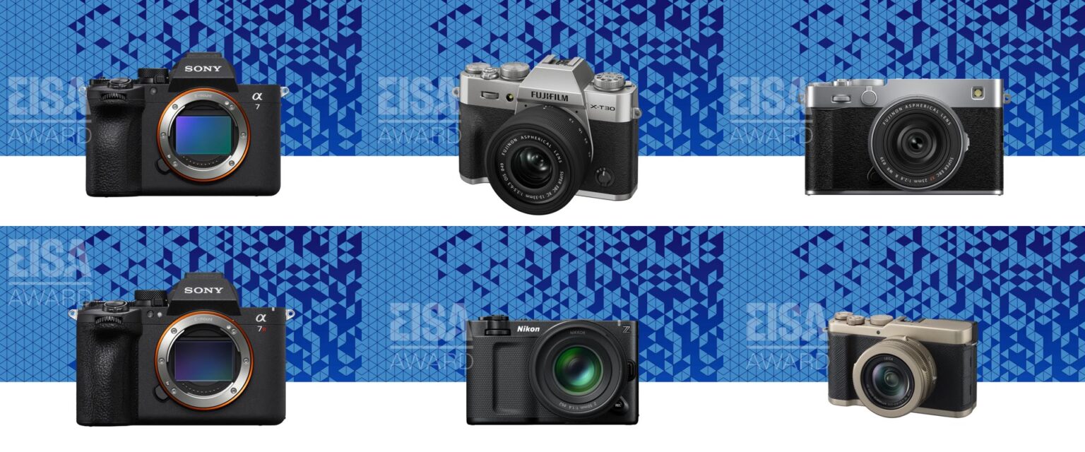 EISA 2026-2027: cele mai bune aparate foto ale anului! Colaj aparate foto câștigătoare EISA 2026-2027