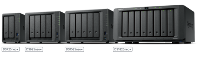 Synology DiskStation Neo Plus: patru NAS-uri noi Synology DiskStation neo+: gama DS725neo+, DS925neo+, DS1525neo+ și DS1825neo+